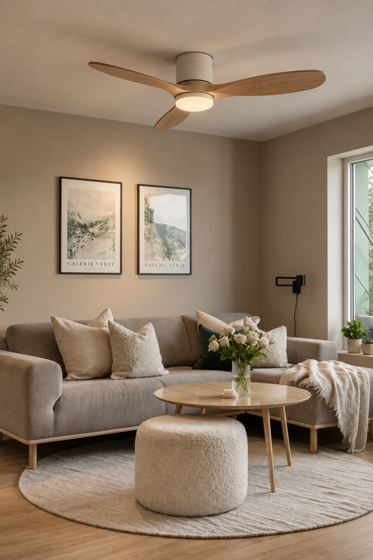 Ventilateurs de plafond en bois