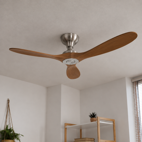 Ventilateur de plafond DC 3 Pales – Nickel Sable (Nuance 2)